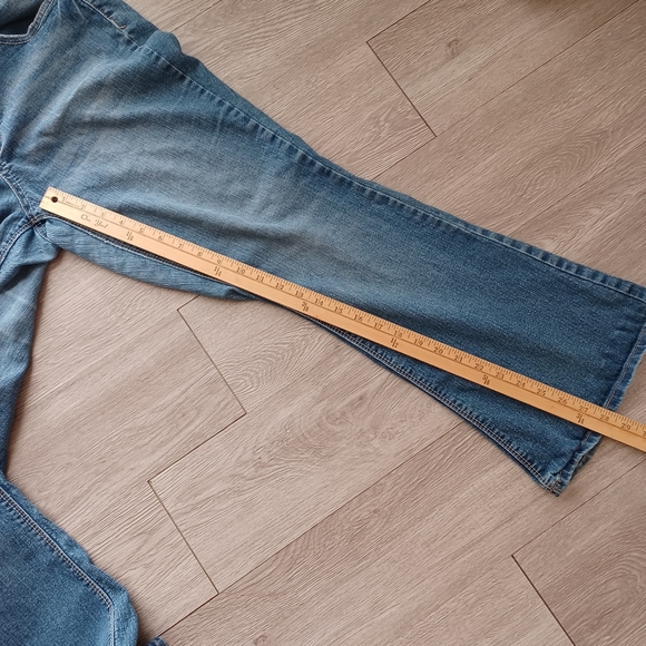 👑 Reign Bootcut Denim Jeans Size 14 (Short) - Picture 15 of 16